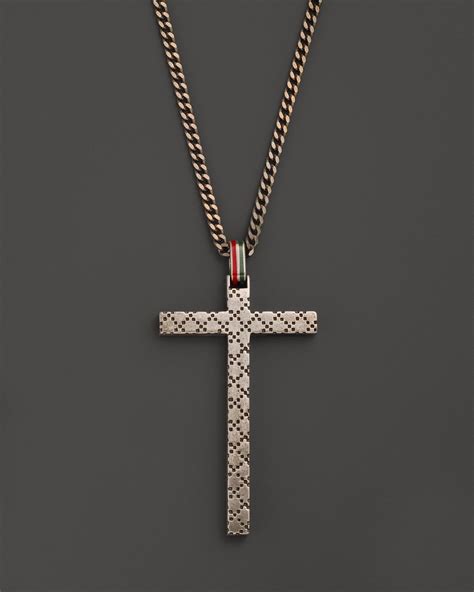 gucci pendant men cross|gucci pendant necklace.